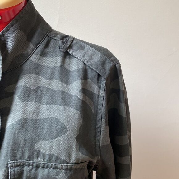 Rails Camouflage Tencel/Linen Blend Jacket - Picture 13 of 16